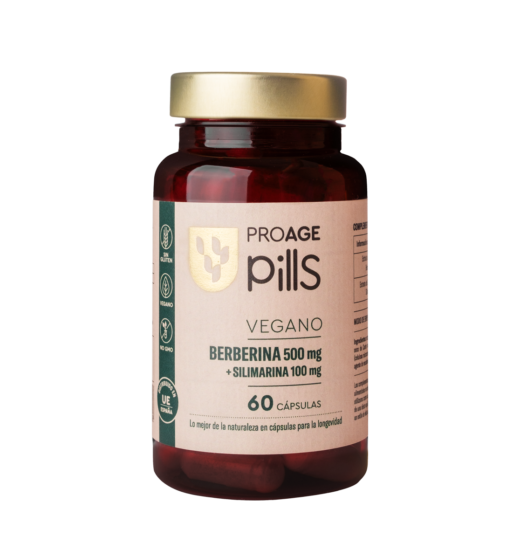 Berberina 500 mg + Silimarina 100 mg.